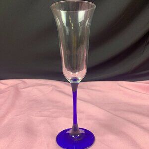 Cristal D'arques - Durand Americana Blue Champagne Flute
